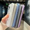 iPhone 14 Pro Max Blue Transparent TPU Hybrid PC Magsafe Case - 2