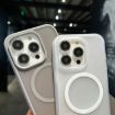 iPhone 14 Plus Transparent TPU Hybrid PC Magsafe Case - Black - 5