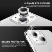 iPhone 15/15 Plus ENKAY AR Anti-reflection Camera Lens Glass Sea Blue - 2