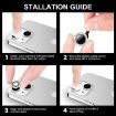 iPhone 15/15 Plus ENKAY AR Anti-reflection Camera Lens Glass Sea Blue - 7