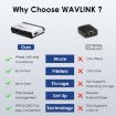 WAVLINK NU516U1 USB2.0 Wireless Printer Server 10/100Mbps LAN WiFi EU Plug - 8