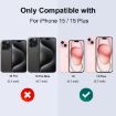 iPhone 15/15 Plus NORTHJO Camera Lens Protector Tempered Glass Film - 4