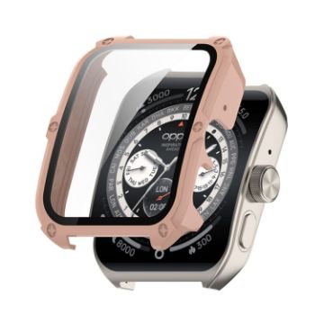 OPPO Watch 4 Pro Pink Case: ENKAY Hat-Prince PC + Tempered Glass Film - 1