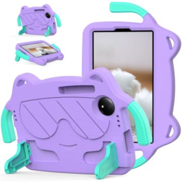 TCL Tab 8 Gen2 2024 EVA Shockproof Tablet Case Light Purple Mint Green - 1