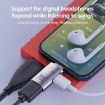 USB-C/Type-C to Type-C + USB 3.0 OTG Adapter for Headset & U-Disk (Black) - 4
