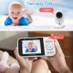 2.8" LCD Baby Monitor with Temperature Detection & 2-Way Voice (UK Plug) - 5