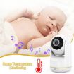 VB803 PTZ HD Baby Security Camera with Lullabies & 5" Monitor (AU Plug) - 4