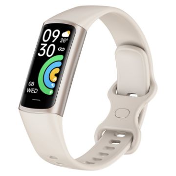 C68L White IP67 Waterproof Smart Bracelet Fitness Tracker - 1