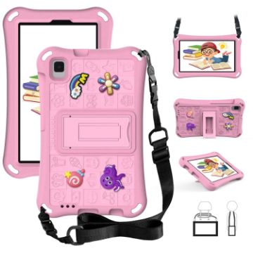 Samsung Galaxy Tab A 8.0 2019 T290 EVA Case with Strap - Pink - 1