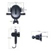 Car Air Conditioning Outlet Phone Holder | D23+CF Navigation Mount - 8