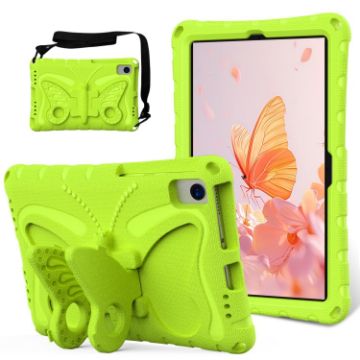 Samsung Galaxy Tab A7 T500 10.4 Case, Butterfly Bracket, Shockproof, Green - 1