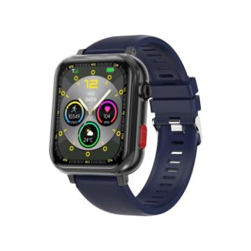G18 Smart Watch 1.83" Color Screen, Noninvasive Blood Sugar/Uric Acid, Blue - 1