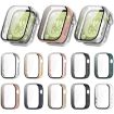 Huawei Watch Fit 3 Protective Case - PC + Tempered Film, Matte Gold - 3