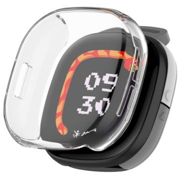 Fitbit Ace LTE TPU Electroplated Transparent Soft Watch Case Cover - 1