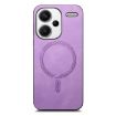 Xiaomi Redmi Note 13 Pro+ Purple Retro Magsafe PU Back Cover Case - 3
