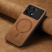 Xiaomi Redmi K70E/Poco X6 Pro 5G Brown Retro Magsafe PU Phone Case - 2