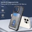 iPhone 15 Purple Card Holder Acrylic TPU Case - 2