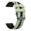 Amazfit GTR 4 22mm Two-Color Silicone Watch Band Light Green Black - 2