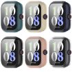 Vivo iQOO Watch GT Protective Case with Tempered Film - Sakura Pink - 9