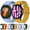 Samsung Galaxy Watch 7 40/44mm Black Wave Pattern Silicone Band - 6