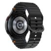 Samsung Galaxy Watch 5 40/44mm Black Wave Silicone Band - 2