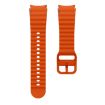 Samsung Galaxy Watch 5 Pro Orange Wave Pattern Silicone Band - 5
