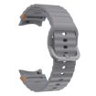 Samsung Galaxy Watch3 41mm Dark Gray Wave Silicone Band - 3
