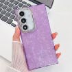 Samsung Galaxy S25 5G Glitter TPU Case with Lens Film - Purple Shell - 1