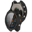 Garmin Fenix 8 AMOLED 51mm Tempered Glass PC Watch Case Black Orange - 3