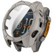 Garmin Fenix 8 AMOLED 51mm Tempered Glass PC Case - Titanium Blue - 1