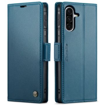 Samsung Galaxy A26 CaseMe 023 Blue Butterfly Buckle Leather Phone Case - 1