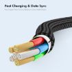 ENKAY ENK-CB169 USB C to Mini USB 2.0 Cable, 1m, Blue Charging Cord - 5