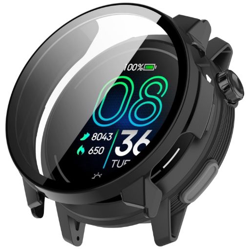 COROS Pace Pro Black Tempered Film PC Watch Protective Case - 1