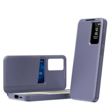 Samsung Galaxy S24 Ultra 5G Leather Case with Card Slot - Purple - 1