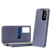 Samsung Galaxy S25+ 5G Purple Leather Case with Card Slot & Window - 1