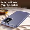 Samsung Galaxy S25+ 5G Purple Leather Case with Card Slot & Window - 4