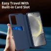 Samsung Galaxy S24 FE 5G Leather Case with Card Slot - Blue - 6