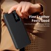 Samsung Galaxy A55 Leather Phone Case with Card Slot - Black - 3