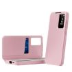 Samsung Galaxy A56 5G Pink Leather Phone Case with Card Slot - 1