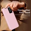 Samsung Galaxy A56 5G Pink Leather Phone Case with Card Slot - 3