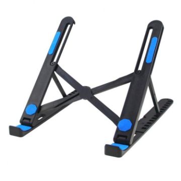 A9 Blue Adjustable Height Portable Laptop Foldable Desktop Holder - 1