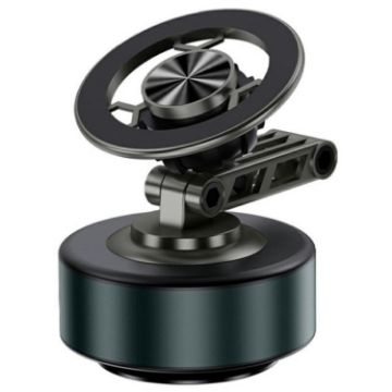 X91 360 Rotation Magnetic Phone Mount Holder for Car Dashboard (Tarnish) - 1