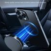 Extendable Electric Suction Magnetic Car Dashboard Phone Holder Stand - 4