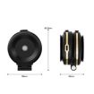 T50 Dual Suction Cup Car Phone Stand for Dashboard/Windshield (Black+Silver) - 8