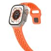 Apple Watch Mesh Reverse Buckle Silicone Band 42/41/40/38mm Starlight - 7