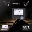 VRRIIS 093 Wireless HDMI Extender - HD Video Transmitter Receiver (Black+Orange) - 5