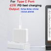 GaN PD 45W + QC3.0 USB Charger for MacBook UK Plug (Black) - 4
