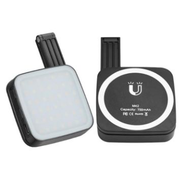 M42 Double-Sided MagSafe Magnetic Phone Selfie Beauty Lamp - Black - 1
