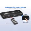 JQF2 4K HDMI Multiviewer Seamless Switcher 6x1 EU Plug Display Splitter - 8