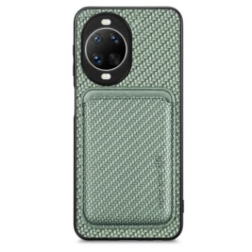Huawei nova 14 Ultra Green Carbon Fiber Leather Magsafe Phone Case - 1